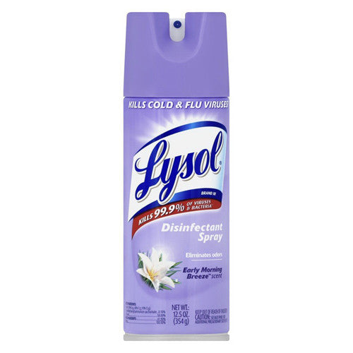 Lysol Disinfectant Spray, Early Morning Breeze - 12.5 Oz